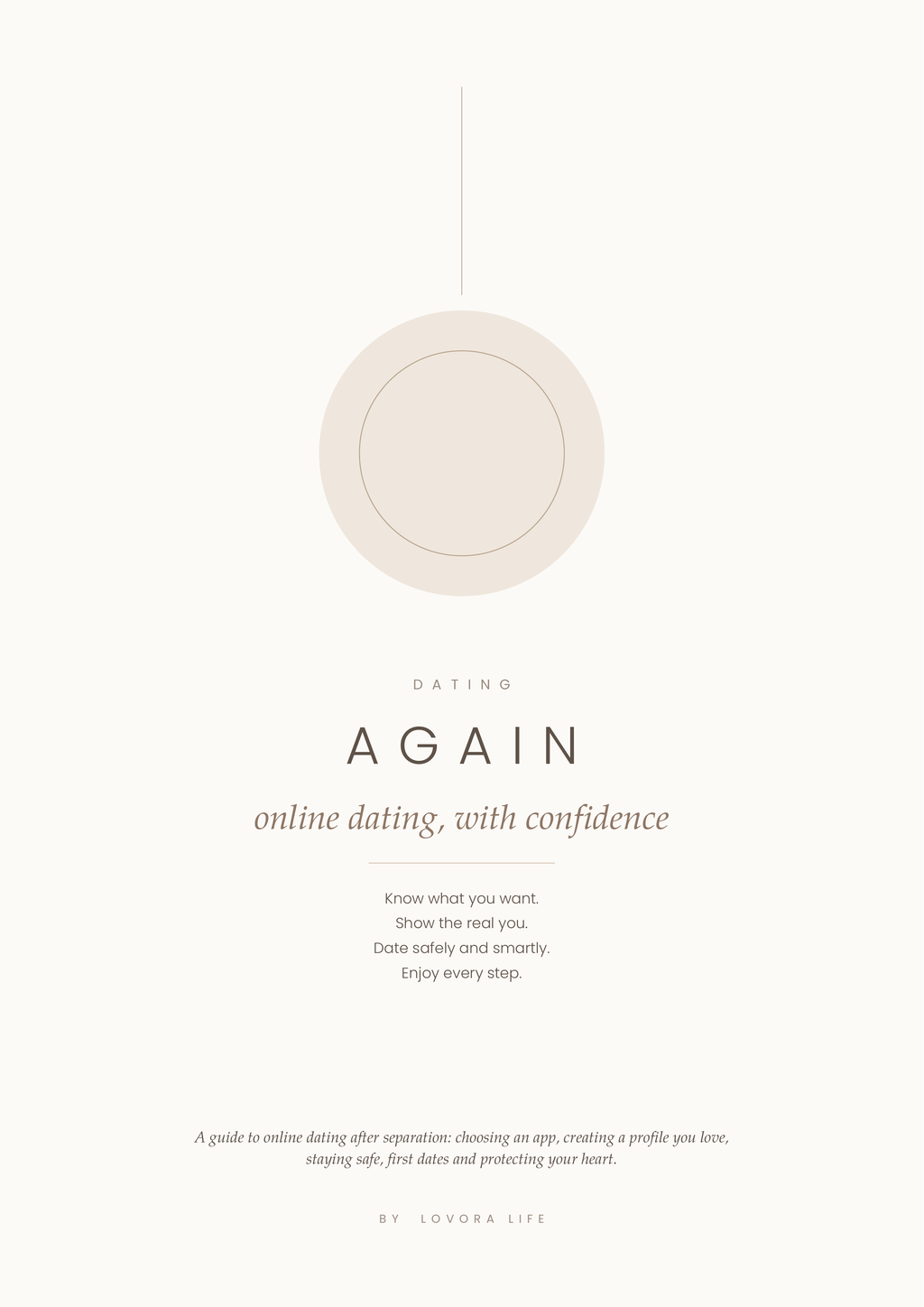 Dating Again guide cover