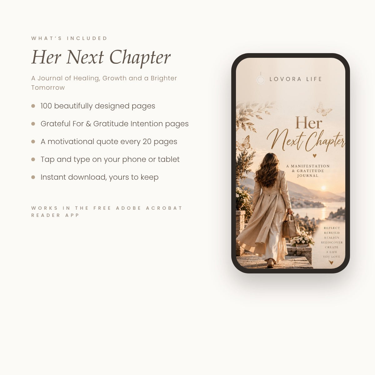 Her Next Chapter what's included