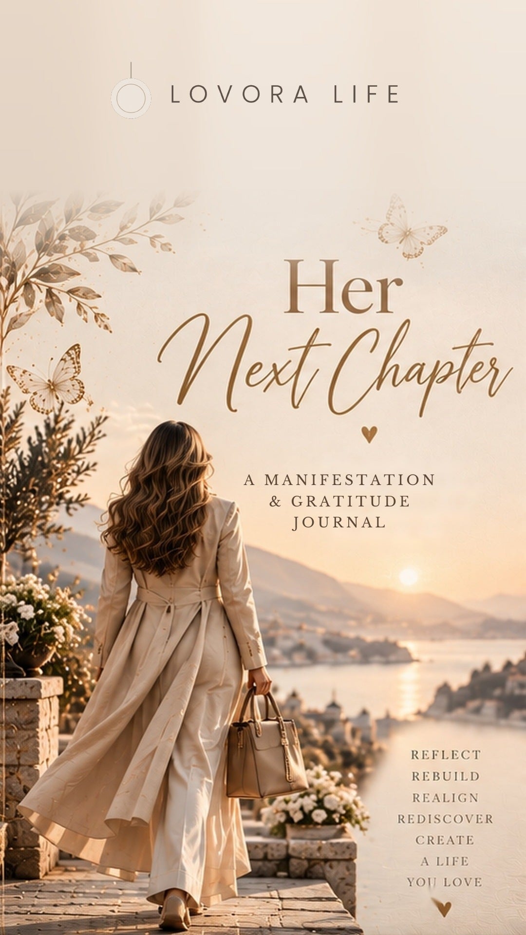 Her Next Chapter manifestation journal cover