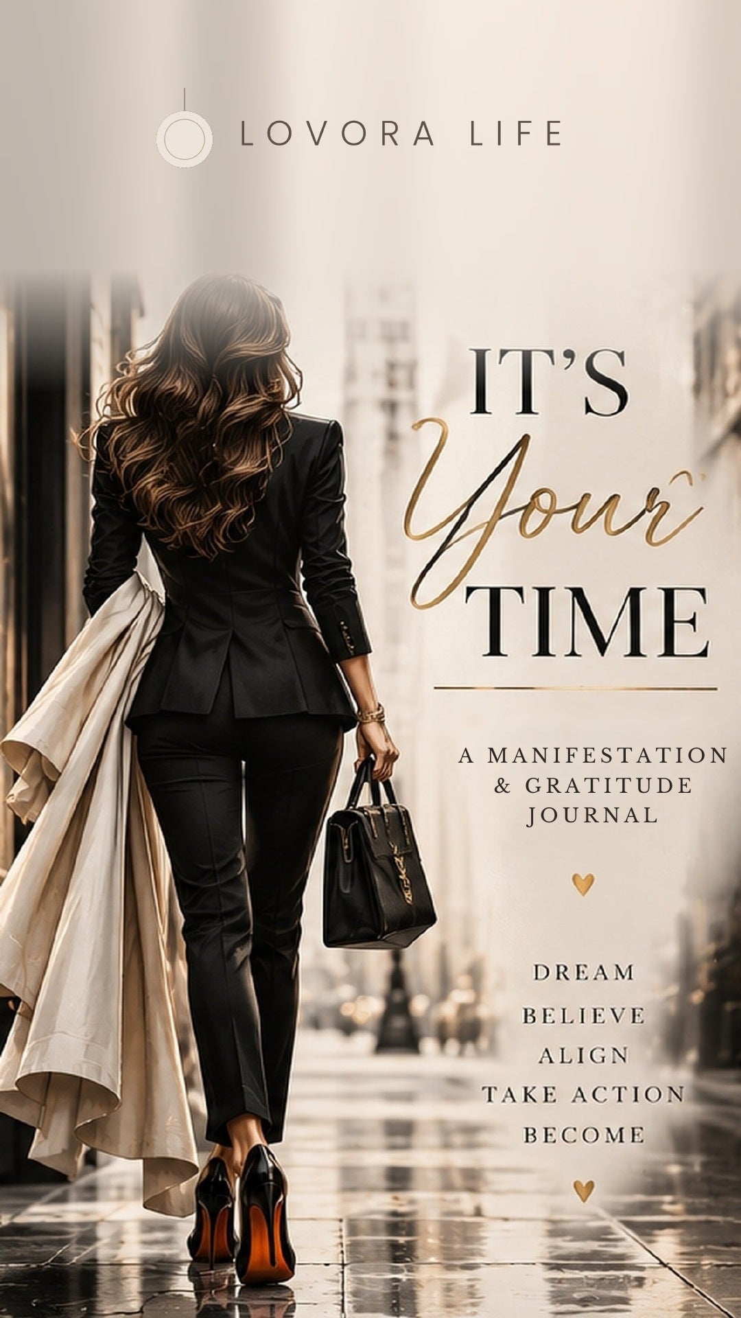 It’s Your Time manifestation journal cover