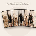 Six Lovora Life manifestation journals shown on phones