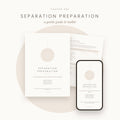 Separation Preparation guide by Lovora Life
