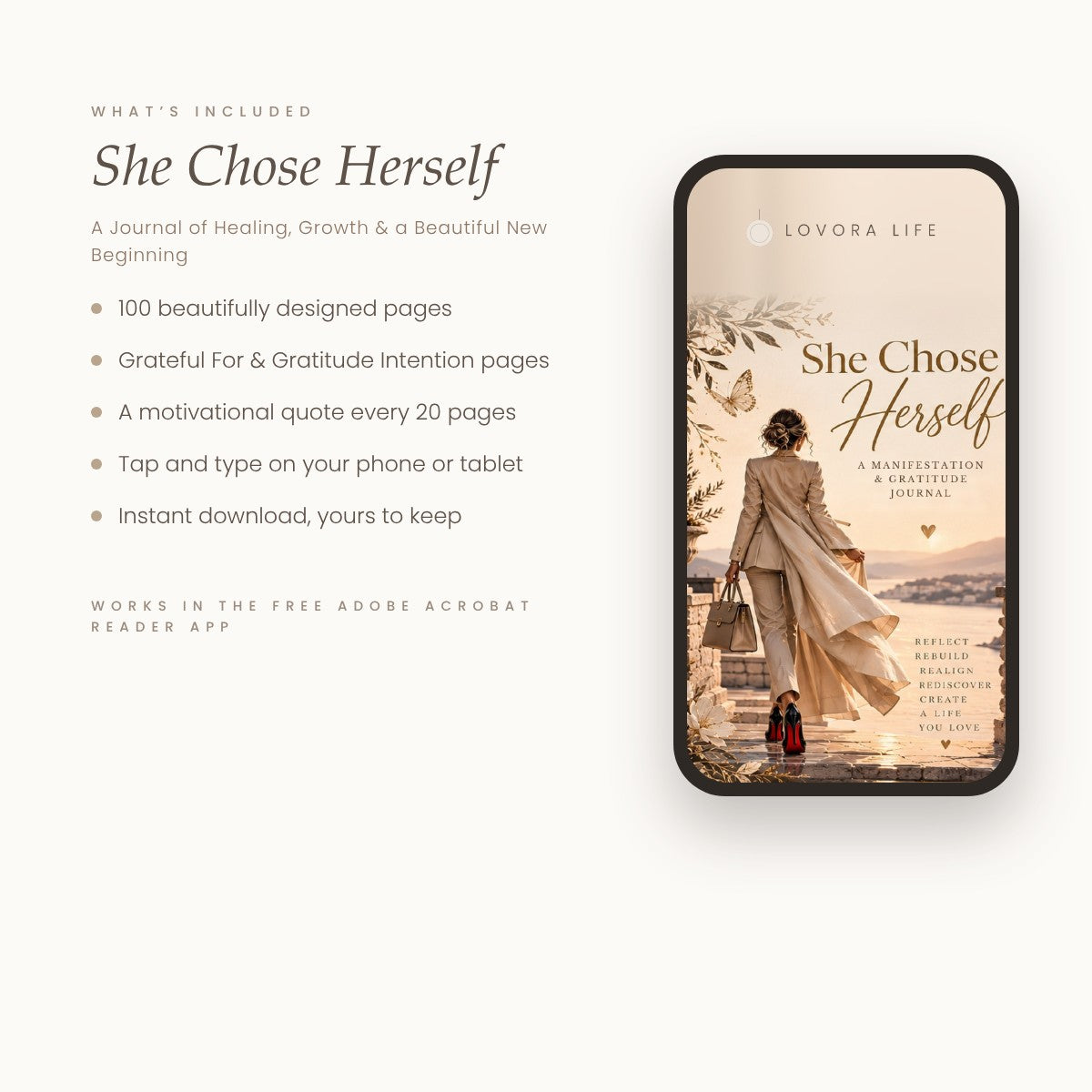 She Chose Herself what's included